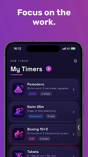 GenTimer: AI Timer & Stopwatch Screenshot 2