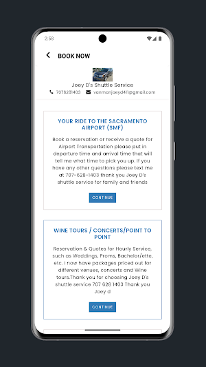 Joey D's Shuttle Service Screenshot 2