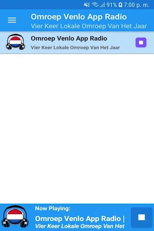 Omroep Venlo App Radio Screenshot 0
