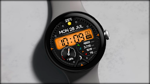 Digital Fnx352 Watch Face Screenshot 0