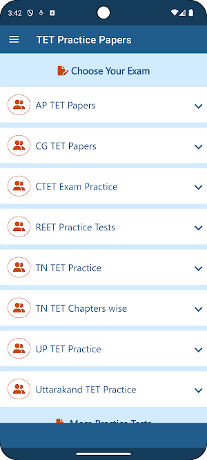 TET Exam Practice Screenshot 0