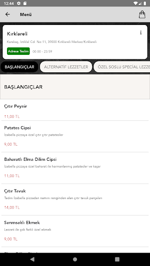 İzabella Pizza Screenshot 1