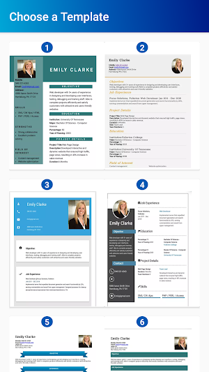 Resume Builder 2020 Free CV Maker Screenshot 1