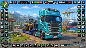 Euro Truck Driving Cargo 3D Screenshot 2