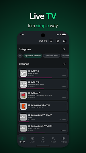 IPTV Deluxe Screenshot 0