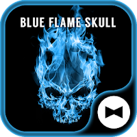 Blue Flame Skull Theme