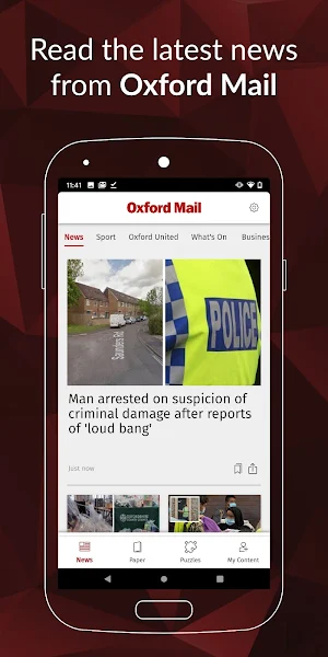 Oxford Mail Screenshot 0
