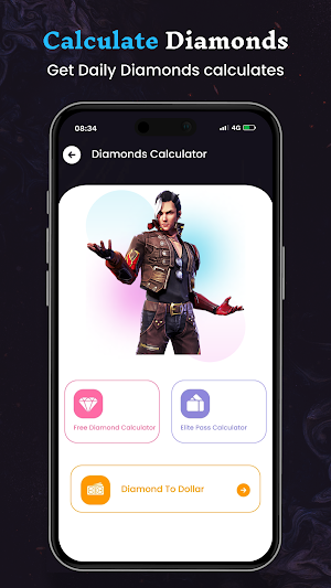 Get Diamonds FFF FF Tools Tips Screenshot 3