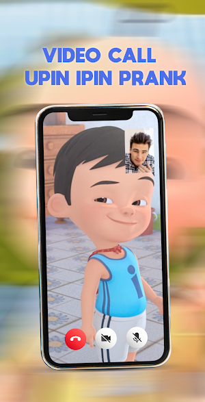 Video Call Upin Ipin Prank Screenshot 1