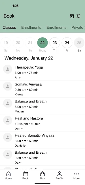 Prana Yoga School Screenshot 1