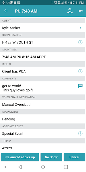 ParaPlan Driver Screenshot 1