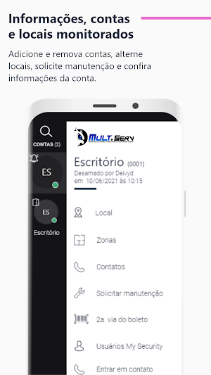 Multserv Alarme Screenshot 3