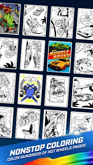 Hot Wheels Coloring Game Screenshot 0