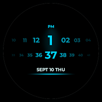 Pixel Sliding Watch Face