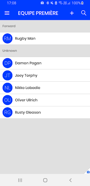 My Coach Rugby Screenshot 1