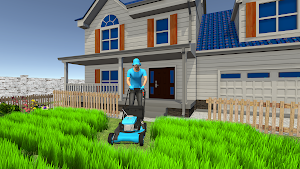 Mowing Simulator Lawn Cutting Screenshot 0