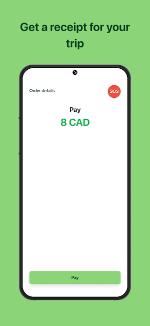 E-Ride Taxi App Screenshot 3