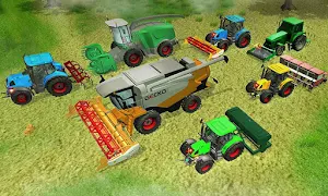 Tractor Farming Game 2020: Real Combine Harvester Screenshot 3