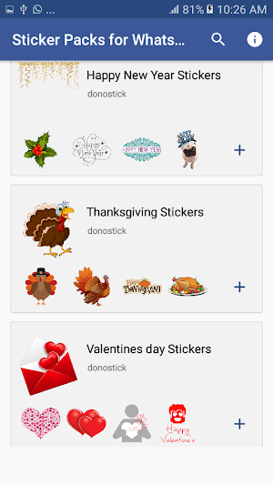 Holiday Stickers for WhatsApp - WAStickerApps Pack Screenshot 1