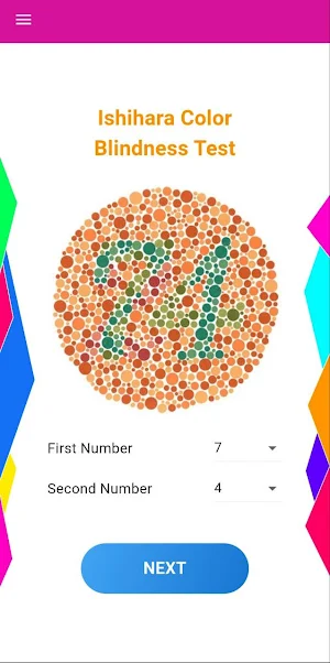 Color Blind Test Ishihara Screenshot 3