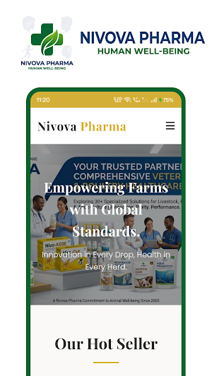 Nivova Pharmaceuticals Catalog Screenshot 2