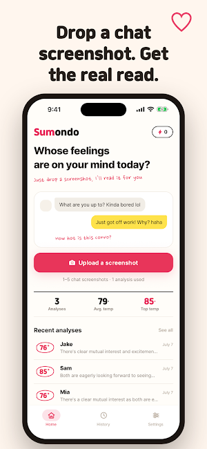 Sumondo: AI Dating Reply Coach Screenshot 1