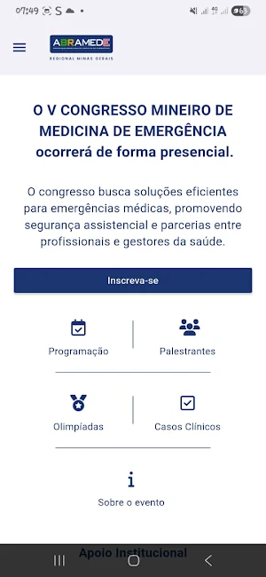 Congresso Abramede MG Screenshot 0
