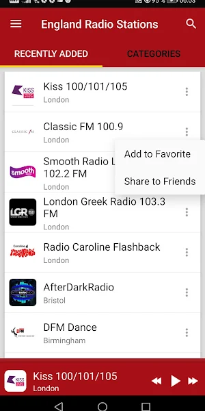 England Radio Stations Screenshot 1
