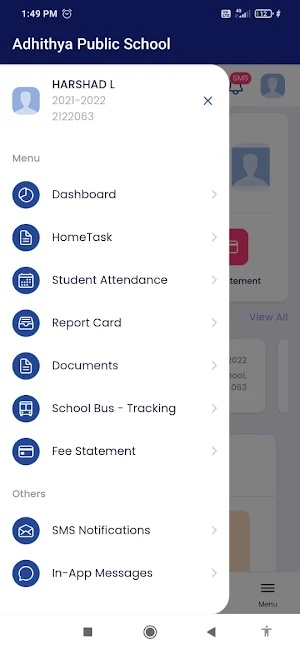 Adhithya Public School Screenshot 1