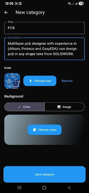 Portify - Digital CV Screenshot 3