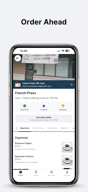 French Press Espresso Bar Screenshot 0