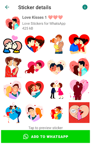 Love Stickers for WhatsApp Screenshot 1