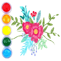 Flower Coloring