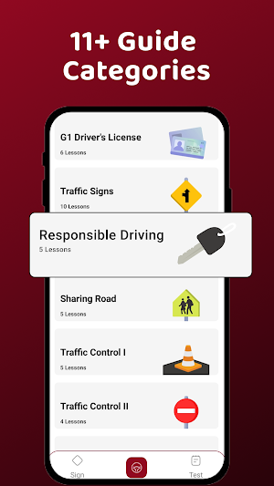 G1 Driving Test & Practice Kit Screenshot 1
