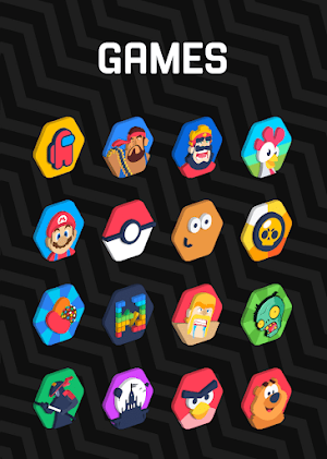 3D Hexa - Icon Pack Screenshot 3