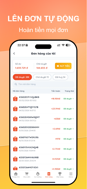 Longhousee: Mua sắm hoàn tiền Screenshot 3