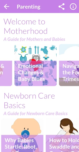 Breastfeeding & Newborn Care Screenshot 1
