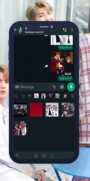 BTS Animated WASticker Screenshot 2