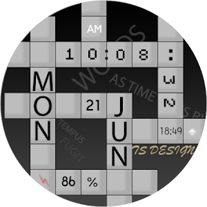 TSD19 Crossword Watch Face Screenshot 2