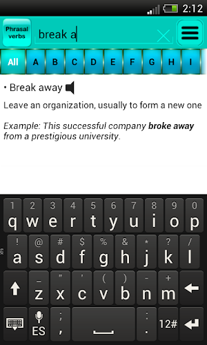 Phrasal verbs Screenshot 1