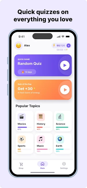 TriviaBites: Trivia Quiz Game Screenshot 0