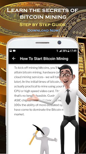 Bitcoin miner Guide - How to start mining bitcoins Screenshot 3