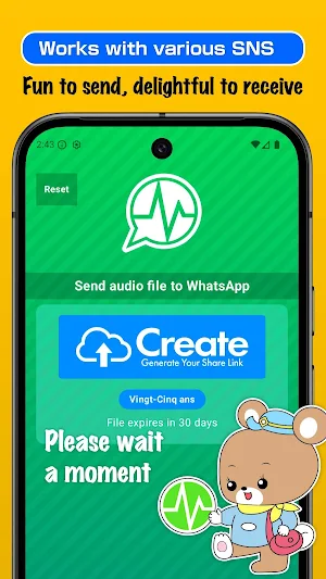 Audio Send for WhatsApp Screenshot 1