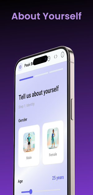 Peak Body - BMI Calculator Screenshot 1