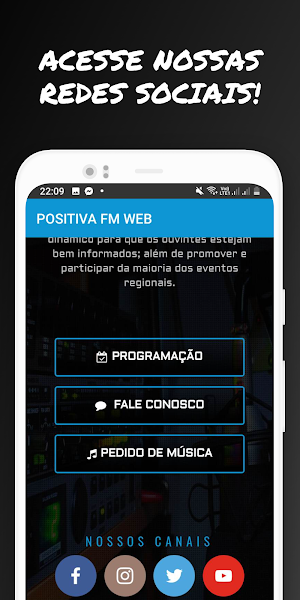 Positiva FM Web Screenshot 2