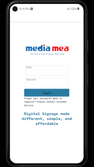 media mea Digital Signage Screenshot 0