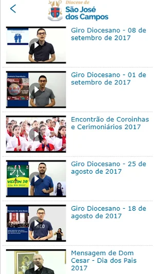 Diocese de São José dos Campos Screenshot 2
