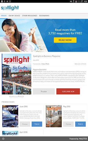 Spotlight on Business Magazine Screenshot 0