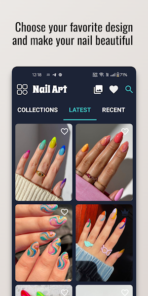 Watercolor Whimsy Nail Design Screenshot 2