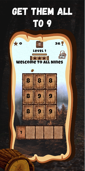 All 9s - Number Puzzle Game Screenshot 0